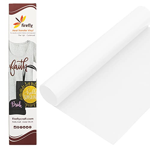 Firefly Craft - 3D White Heat Transfer Vinyl Sheets - Iron on Vinyl for Cricut and Silhouette - Brick Style Heat Press Vinyl for Shirts, Art, Crafts